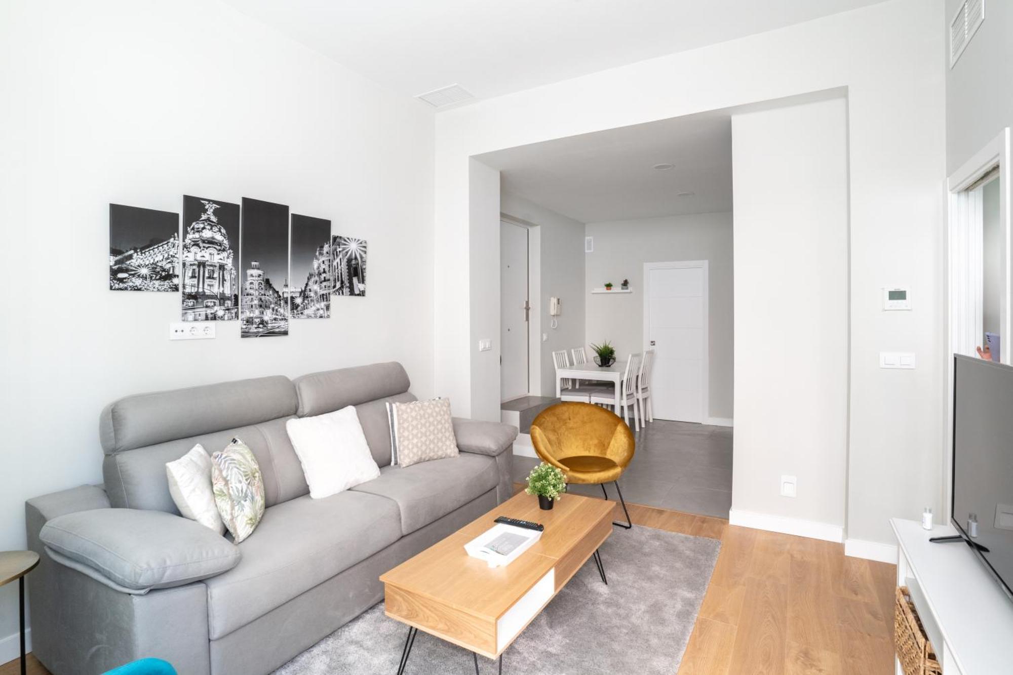 Bright And Airy 2 Bedroom Apartment In Madrid Kültér fotó